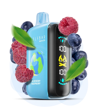 elfbr raya d3 25000 blueberry raspberry (чорниця малина) F5 фото